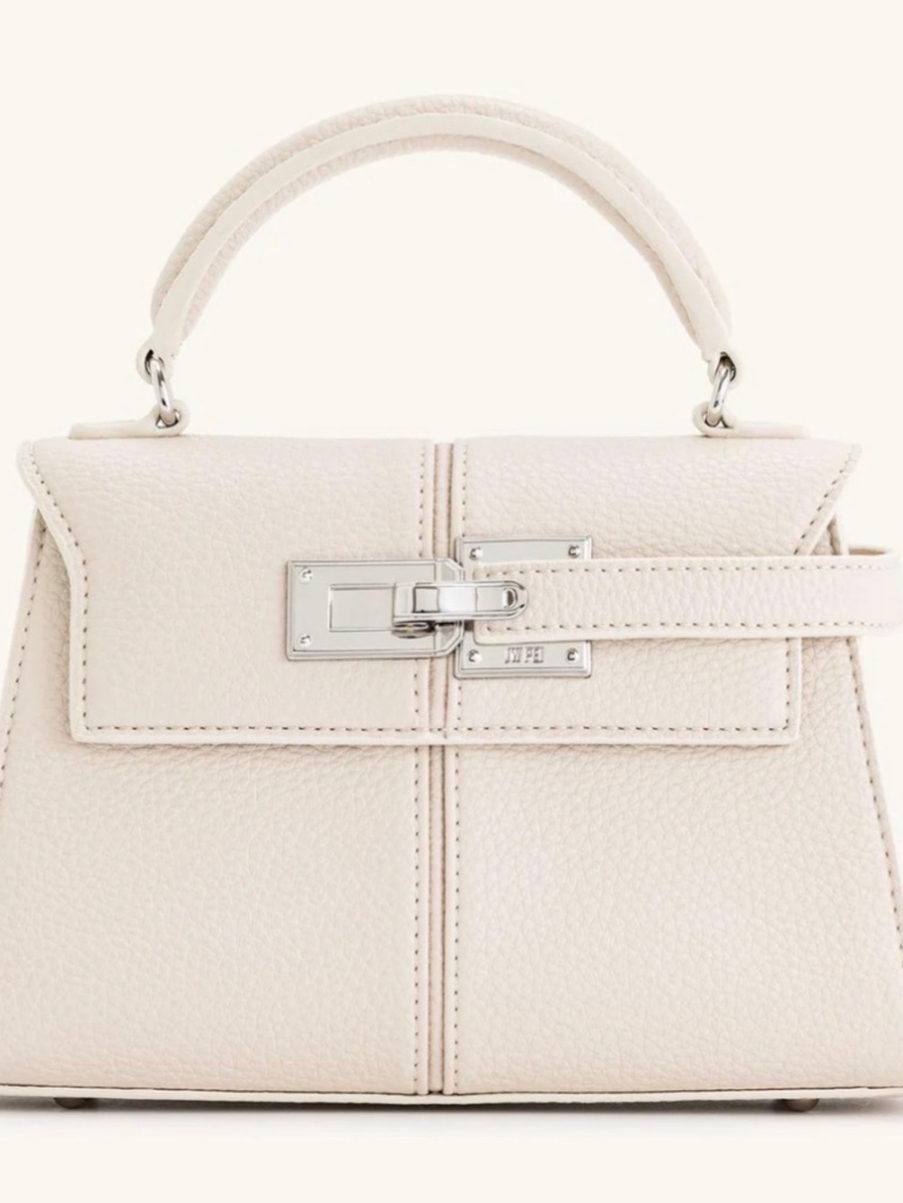 JW PEI Elise Top Handle Bag - White EUC